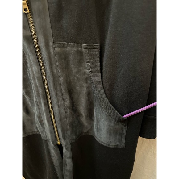 Young Fabulous & Broke Black full zip hoodie longline Sweatshirt Tencel XS - Picture 7 of 10